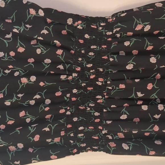 Lucky Brand ditsy printed midi dress XS - Picture 7 of 8